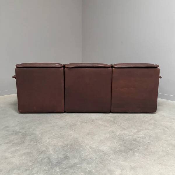 De Sede DS12 3 seat sofa, Switzerland 1970s