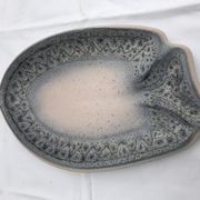 Former plate vallauris ceramics jean austruy shape vintage fish