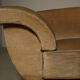 Art Deco three-seat sofa in original velvet, Belgium circa 1930
