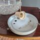 Vintage moulded glass wall light / ceiling light