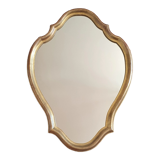 Gilded wooden mirror 71 cm