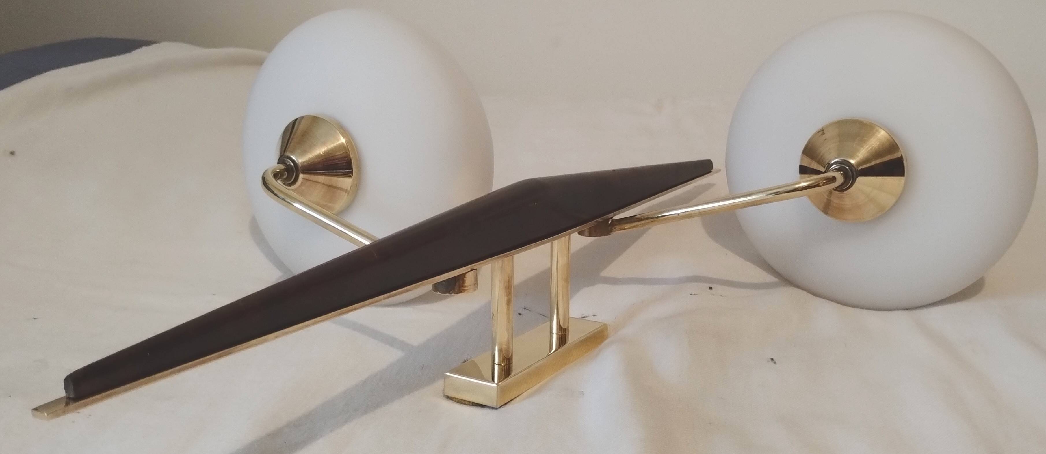 Arlus double house wall light, 1950s