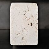 Pair of travertine bookends Fratelli Mannelli, 1970