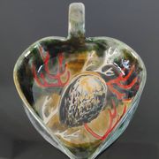 Vintage handmade dish/trinket bowl - signed Marie Louise Impe