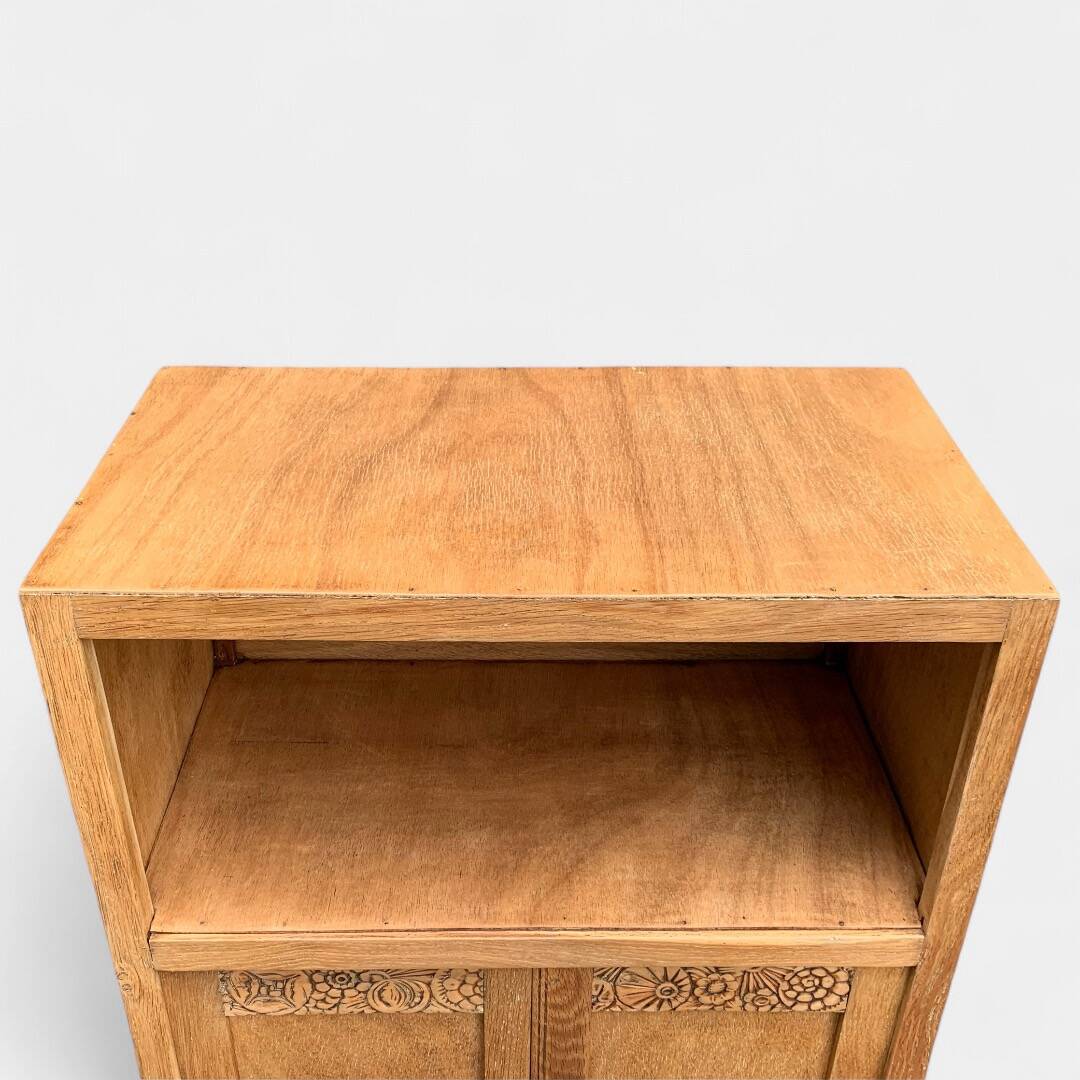Buffet parisien art déco bois brut 1930