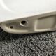 Vintage white porcelain ceramic bathroom wall shelf from the 1950s