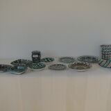 Robert Picault Vallauris France set of 12 Mid Century ceramics