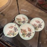 Set of 10 art nouveau plates