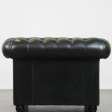 Green English Chesterfield Club Chair with a Vintage Look