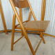 Pair of canned folding chairs