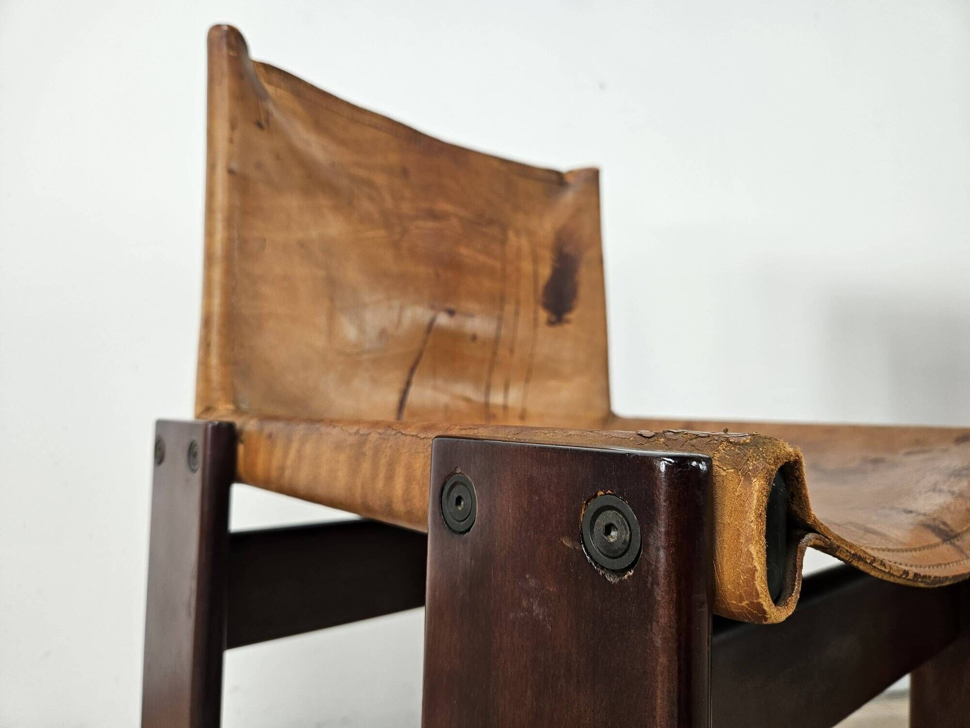 Pair of Monk chairs by Afra and Tobia Scarpa for Molteni, 1970