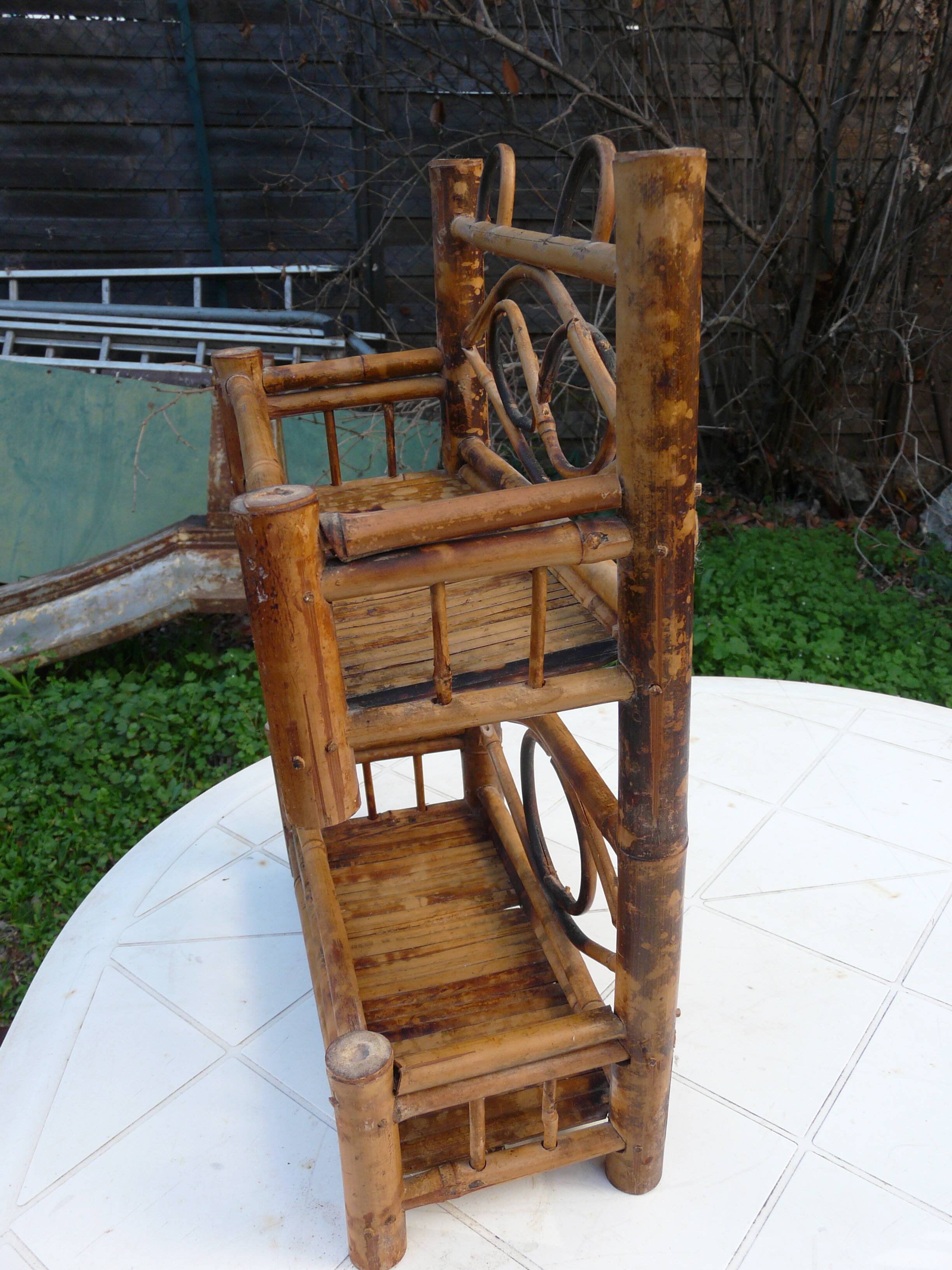 Bamboo shelf 70 wall or standing