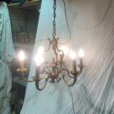 Bronze chandelier 6 branches