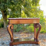 19th Century Empire Style Mahogany Console Table