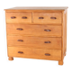 Elm "organic" chest of drawers