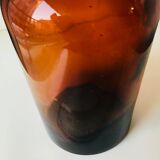 Bottle pharmacy in amber glass