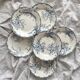 6 “Iris” Clairefontaine ironstone dessert plates