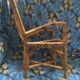 Vintage wicker and rattan children's armchair