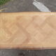 Table basse style Louis XV en merisier