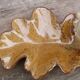 Dish or large empty pocket in flamed ceramic with bird motif