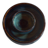 Set of 2 blue ceramic empty pocket bowls