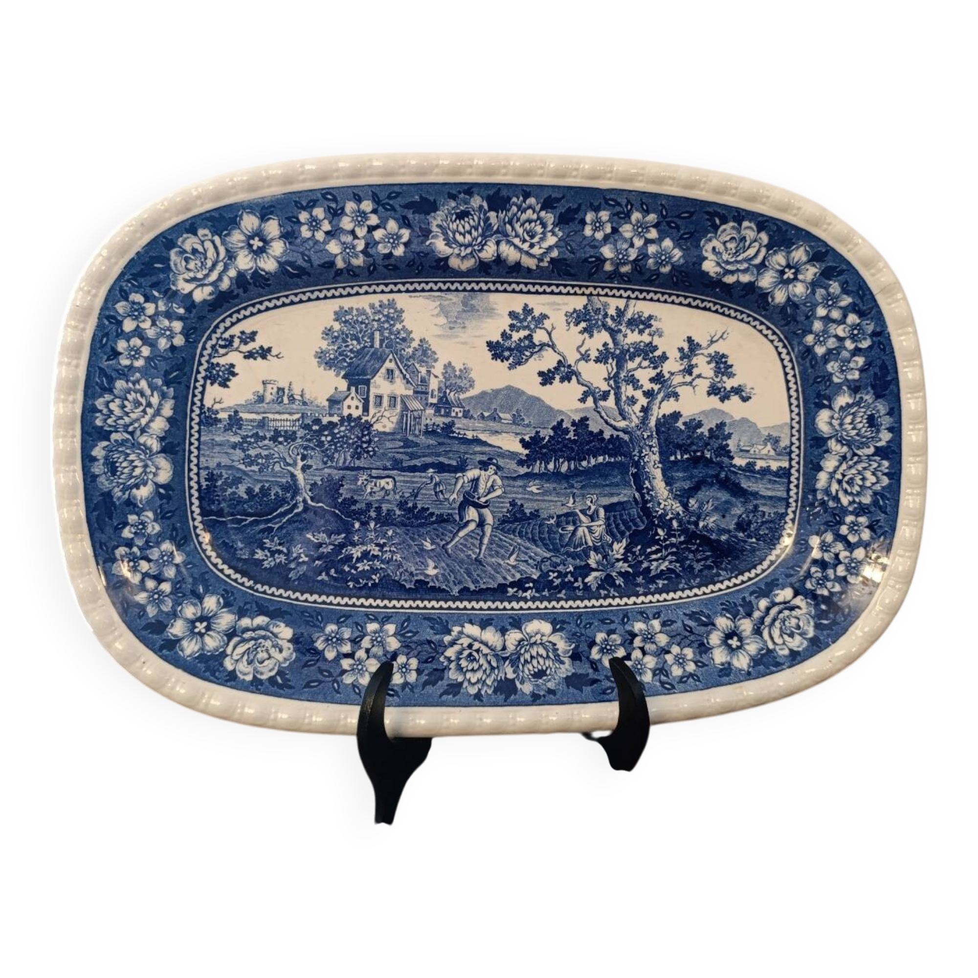 Large rectangular Villeroy & Boch "Rusticana" platter - Crack