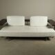 Rolf Benz Dono sofa by Christian Werner in white leather, 1990s