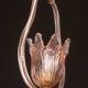 Lustre en verre de Murano rose Jewel de Barovier e Toso, années 1950