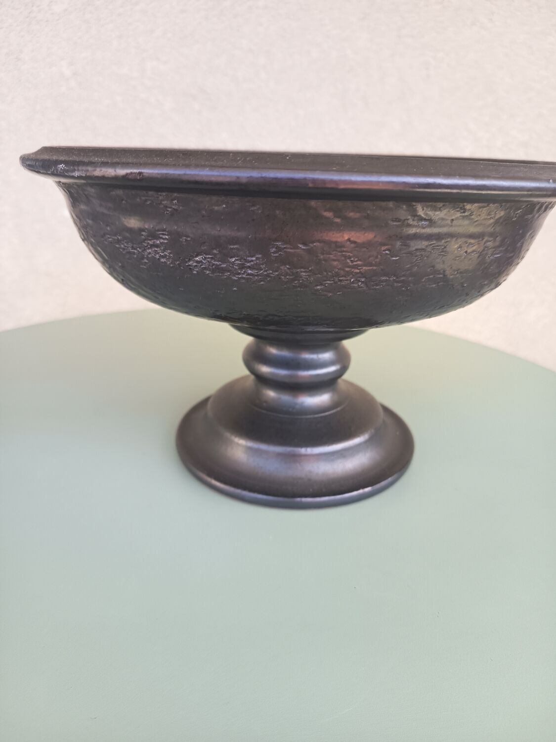 Bowl signed Jean Marais – Vallauris – large piece of ceramic art