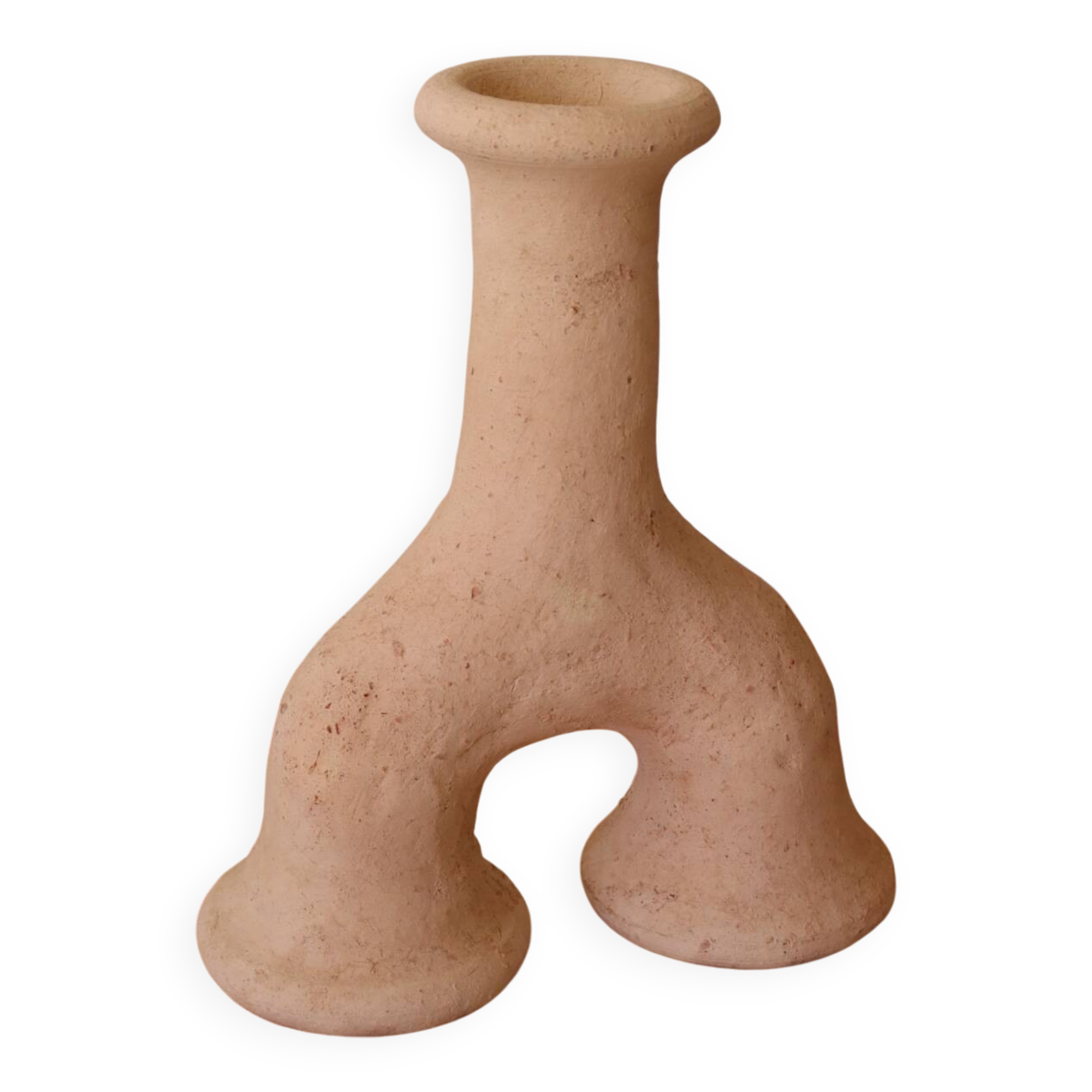 Raw tamegroat wabi sabi pottery sculpture