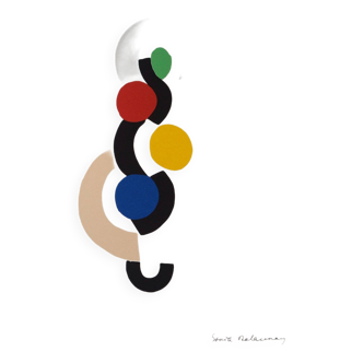 Sonia delaunay: rhythm and dance - lithograph