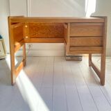 Small wooden desk (fir), 1970