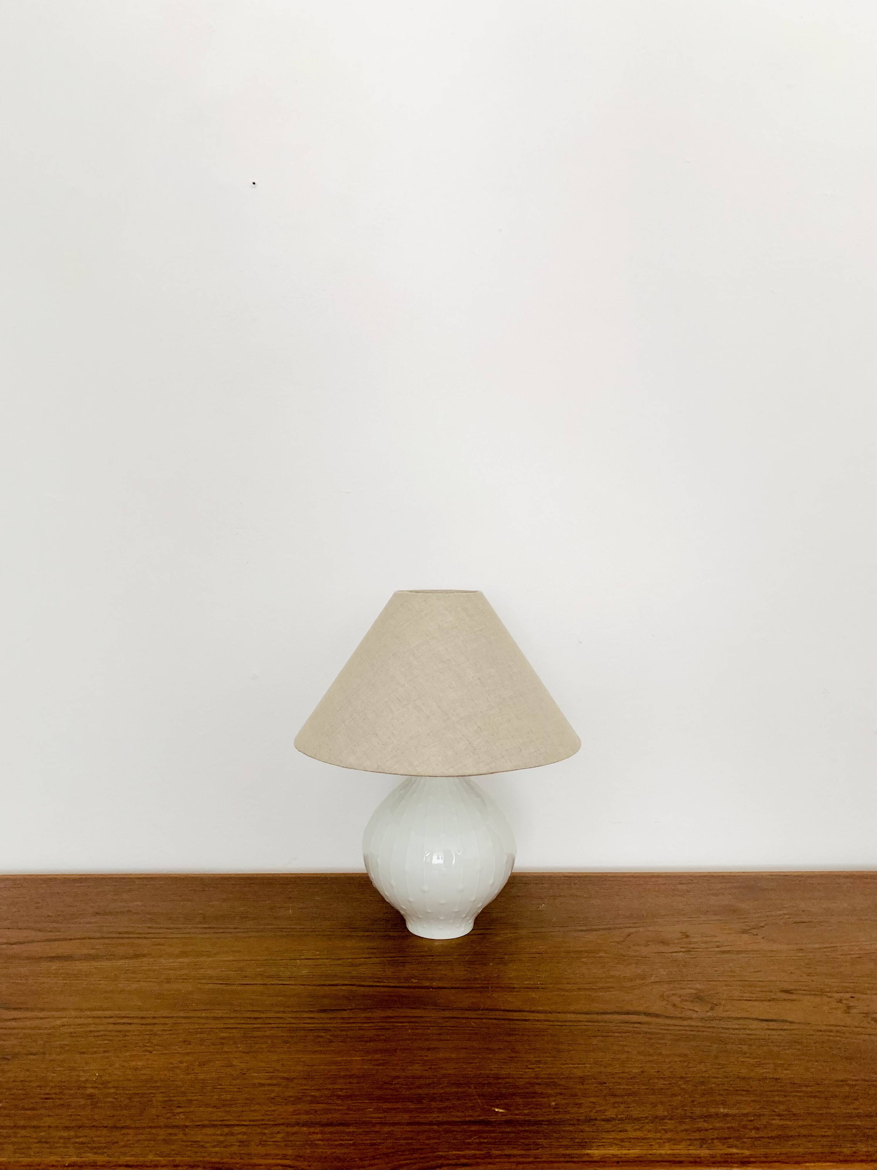 Porcelain Table Lamp by Hutschenreuther Art Department