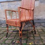 Rattan armchair from the 1920s