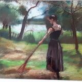 Girl in park