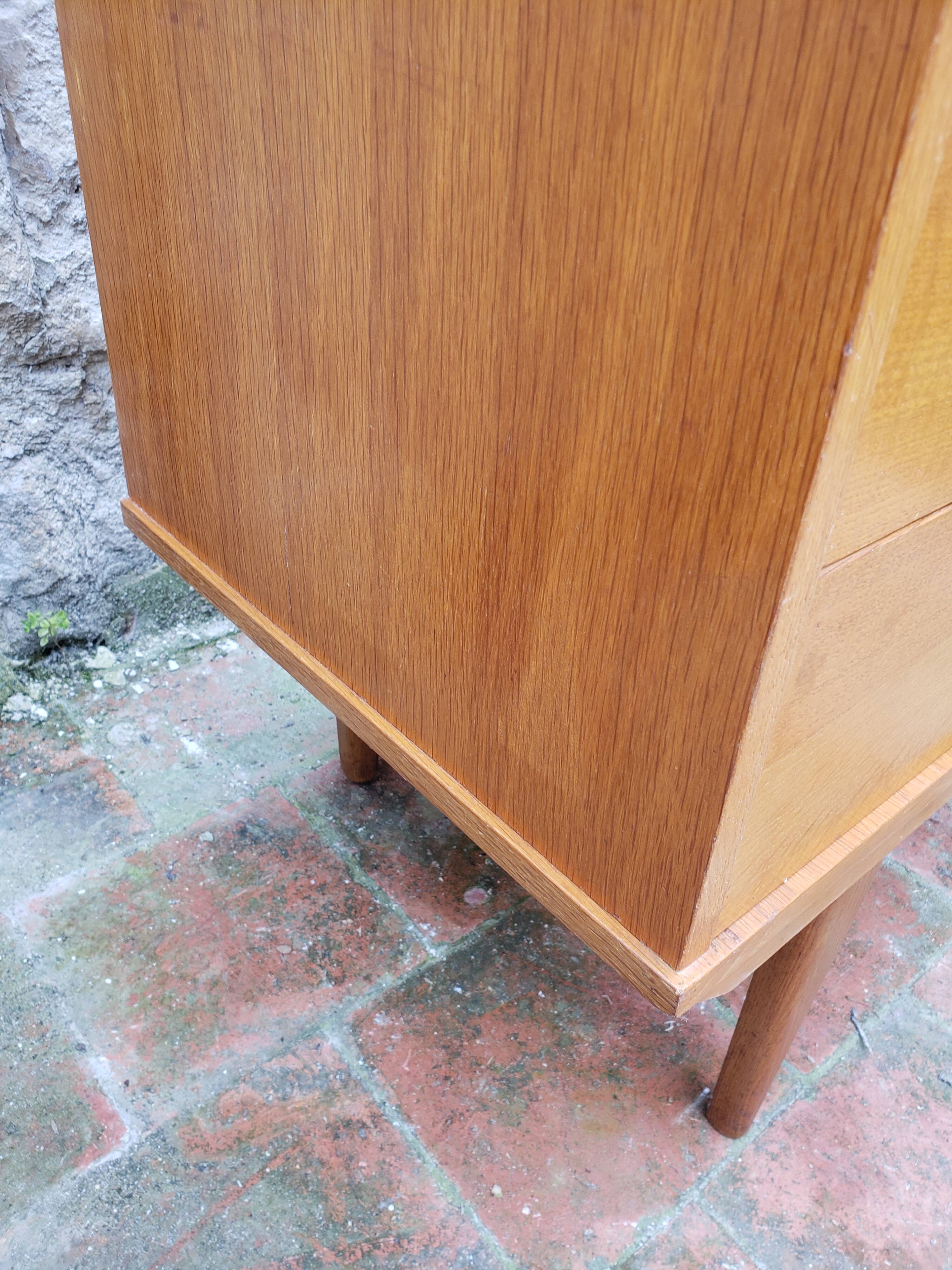 Buffet chest of drawers vintage golden honey