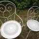 Wrought iron garden set