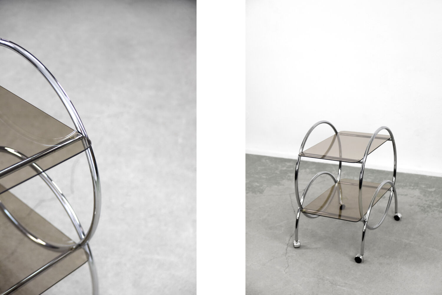 Art déco serving table, ikea, 1970s