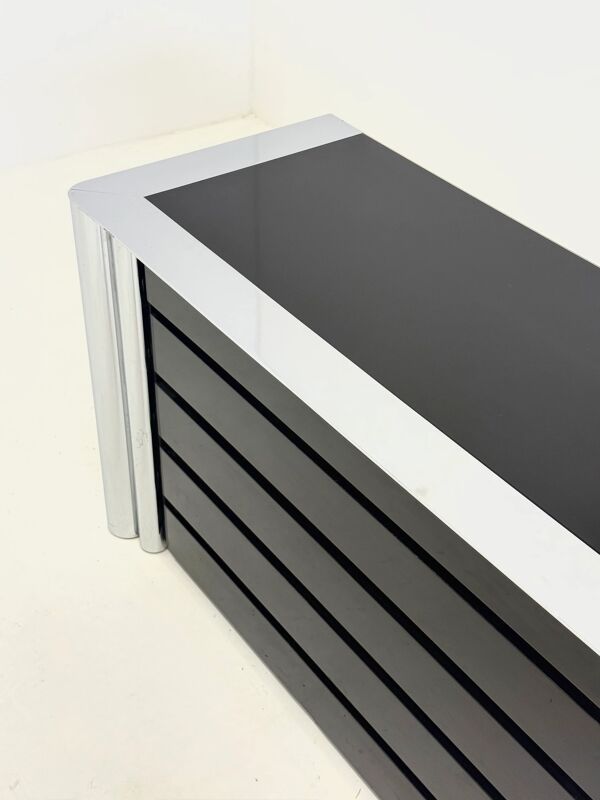 Buffet noir par Antonello Mosca pour Cinova