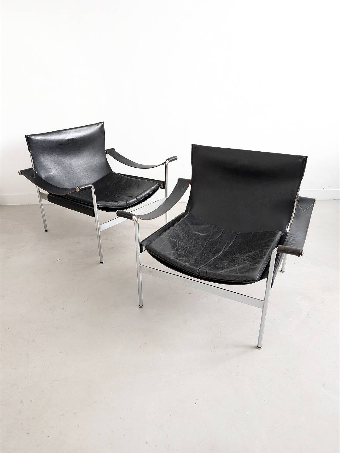 Set of 2 'D99' Lounge Chairs by Hans Könecke for Tecta 1960's