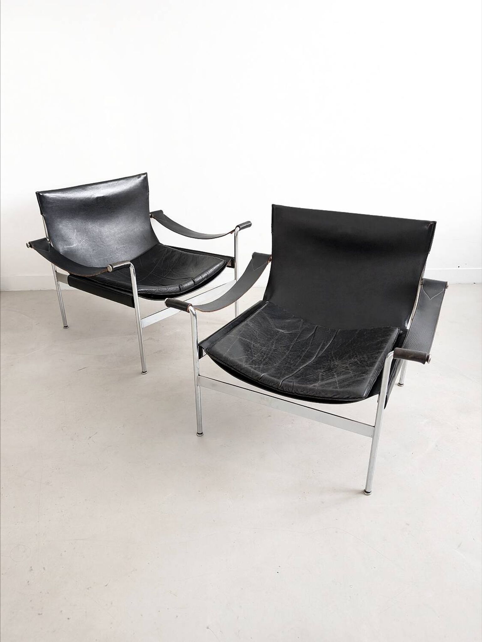 Lot de 2 chaises longues « D99 » par Hans Könecke pour Tecta années 1960