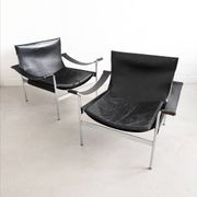Lot de 2 chaises longues « D99 » par Hans Könecke pour Tecta années 1960