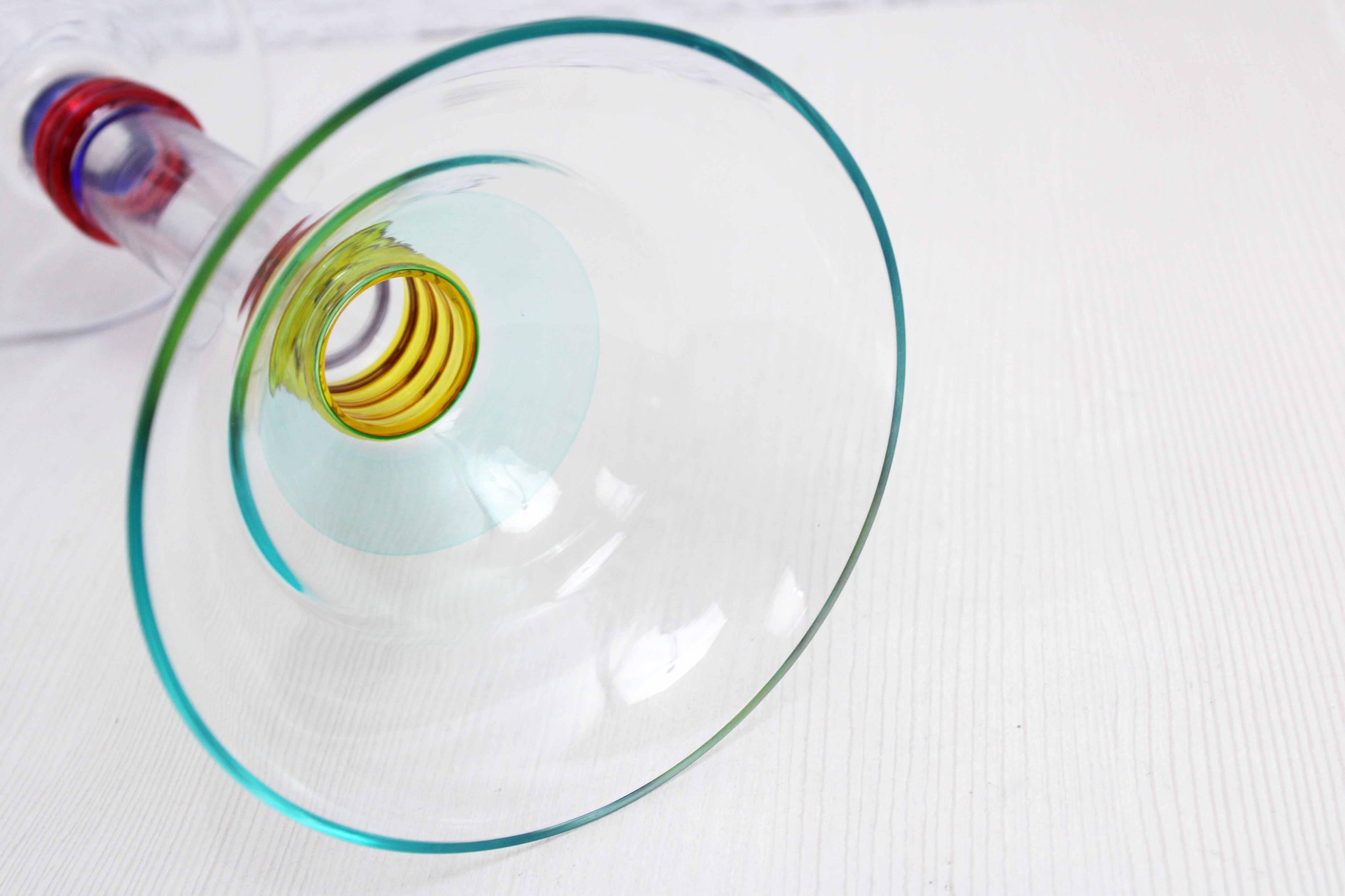 Memphis style candle holder by Leonardo 1990