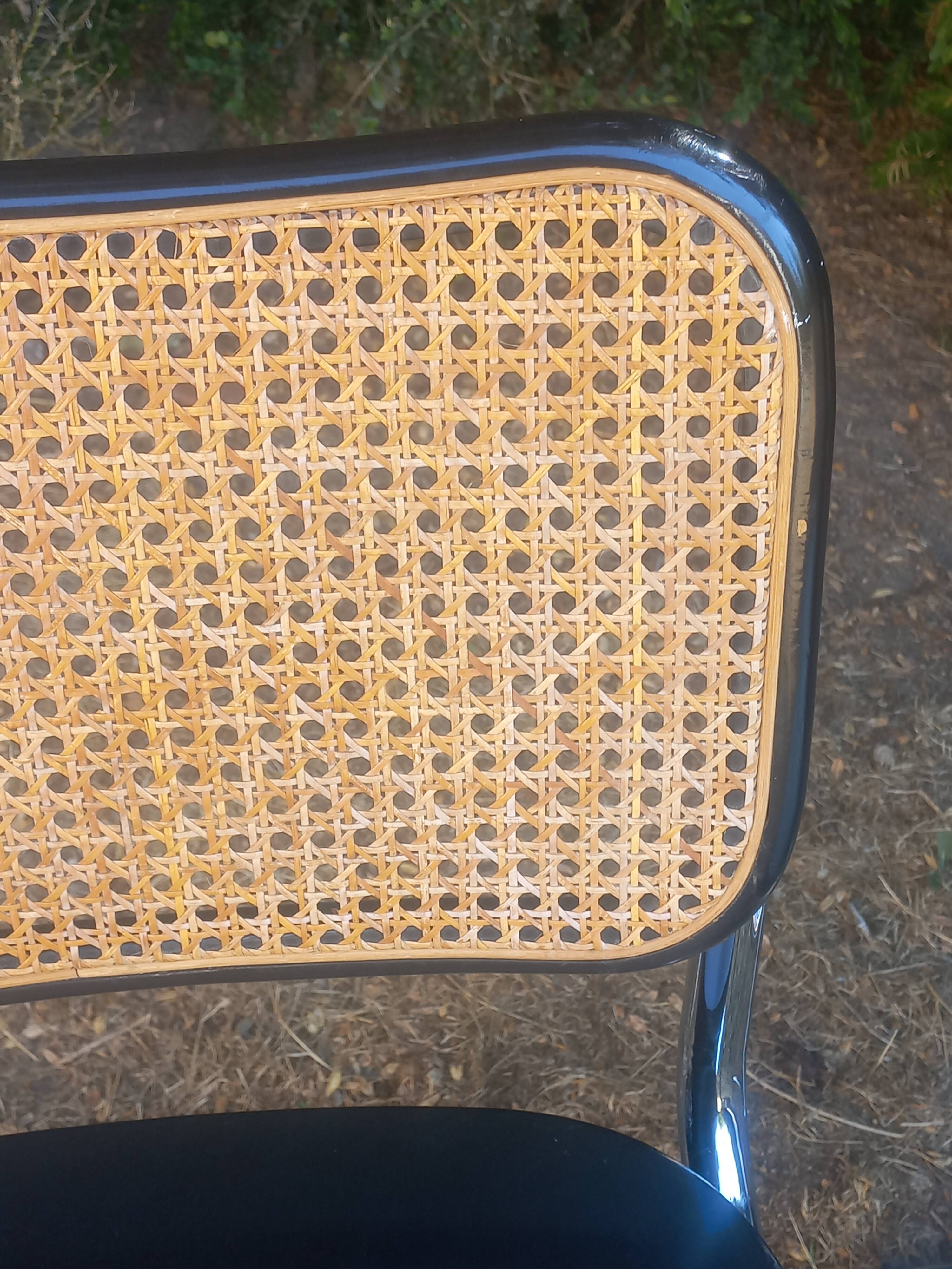 Pair of Marcel Breuer Cesca B32 chairs