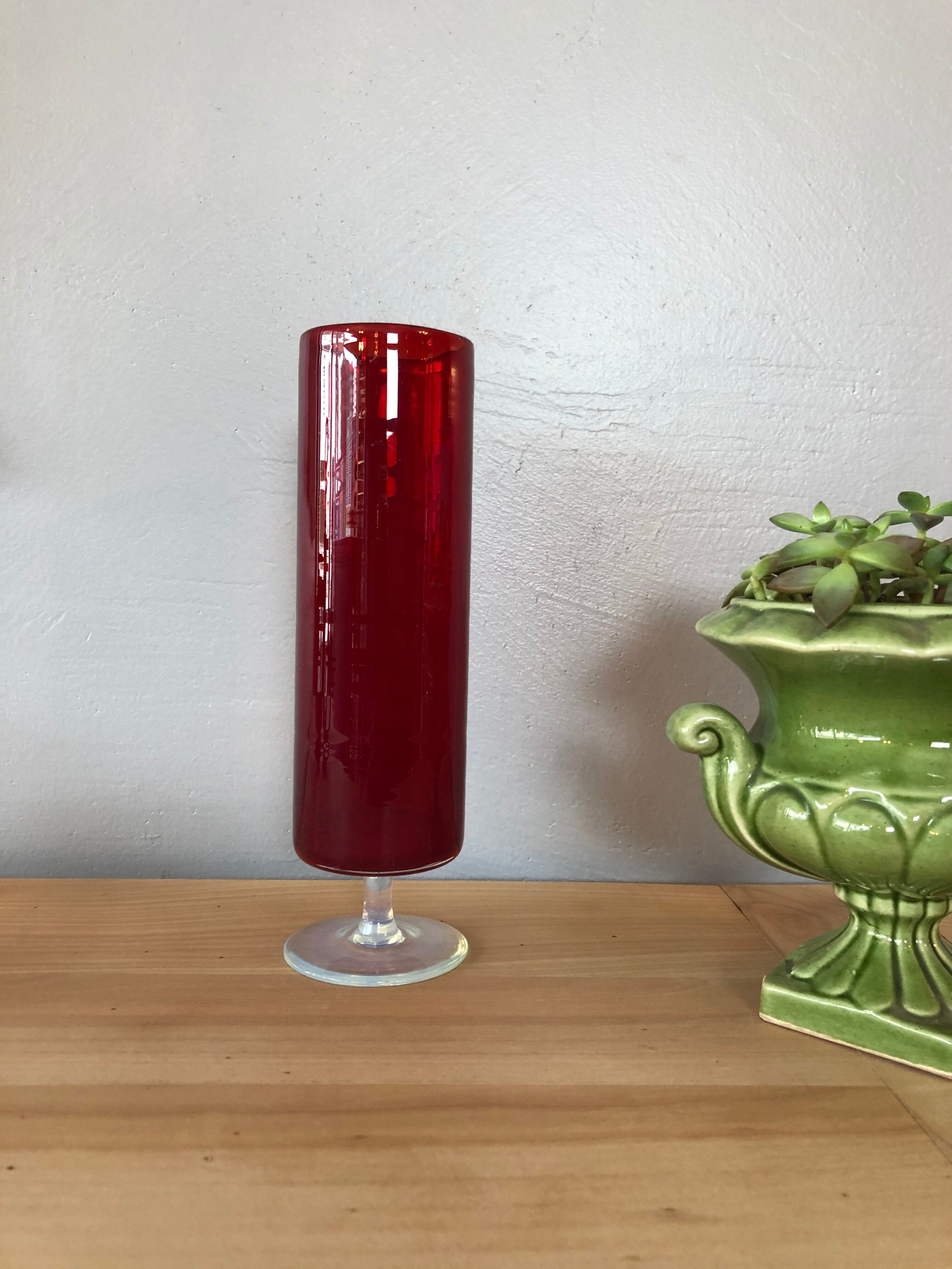 Vintage blown glass vase