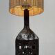 Lampe en céramique française, années 1950