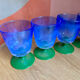 6 verres bullé Villeroy & Boch Serra Blue