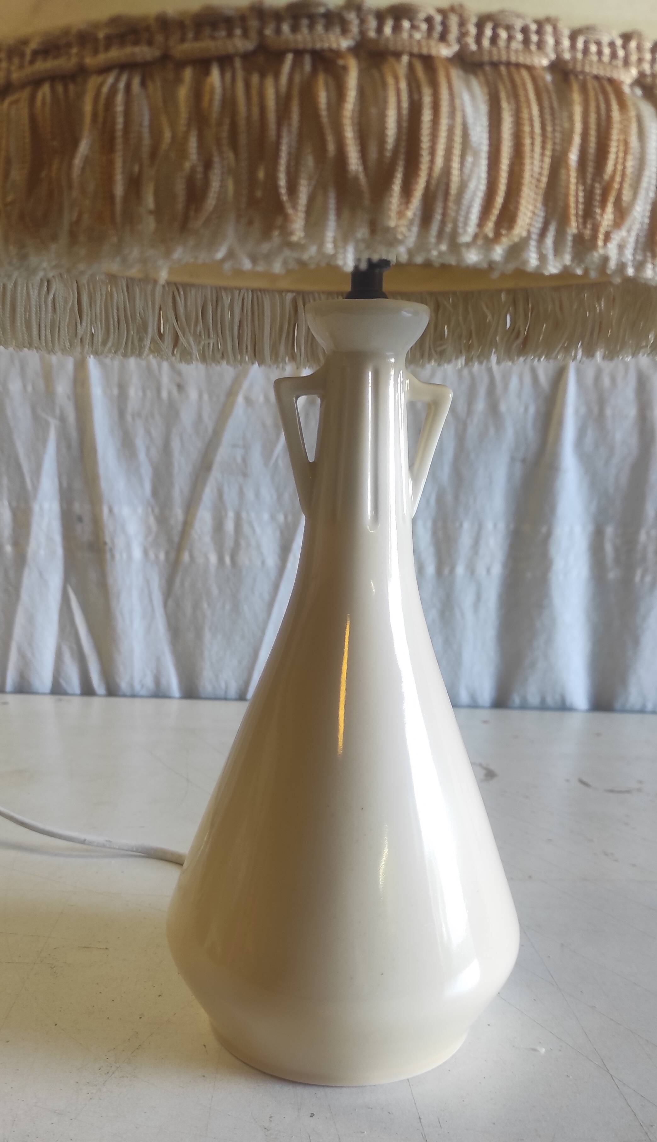 Art Deco style ceramic table lamp - mid-20th century