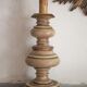 Vintage turned wood lamp, table lamp, lamp to place, Florentine lamp.