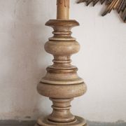 Vintage turned wood lamp, table lamp, lamp to place, Florentine lamp.